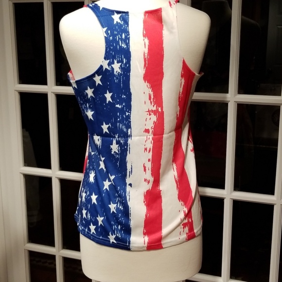 🇺🇲American Flag O Neck Tank🇺🇲 - Picture 4 of 6
